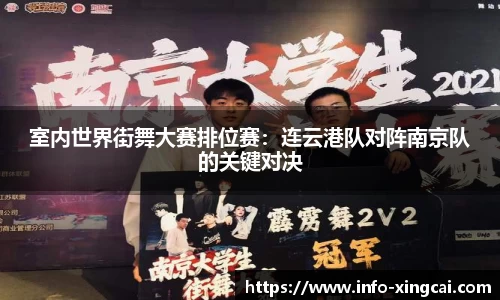 室内世界街舞大赛排位赛：连云港队对阵南京队的关键对决